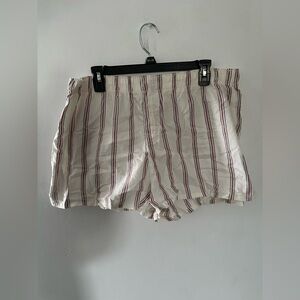 Brand new White and red stripped, XL, target shorts